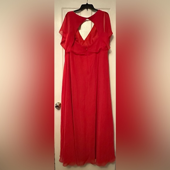 Azazie Rylee Dress: Red - Picture 2 of 5
